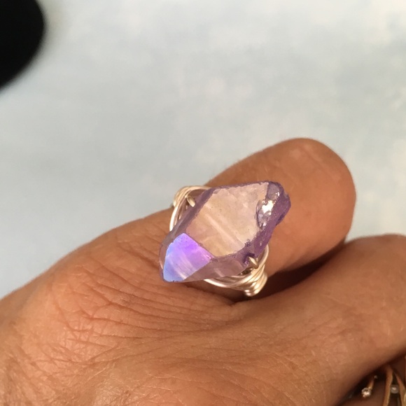 🔮 Lavender Quartz Ring✨ - Picture 2 of 8